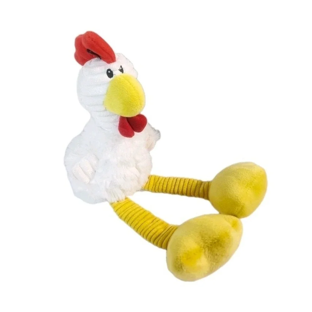Rare Dog Toy Chew Guard‎ Technology Chicken Plush Squeaky